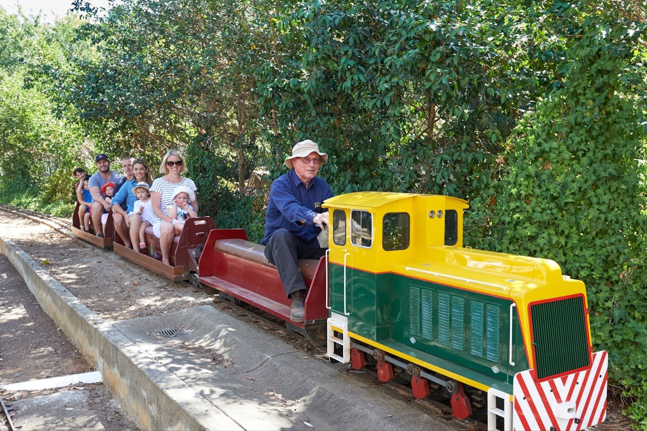 윌란스 힐 미니어처 기차 탑승 (Willans Hill Miniature Railway)
